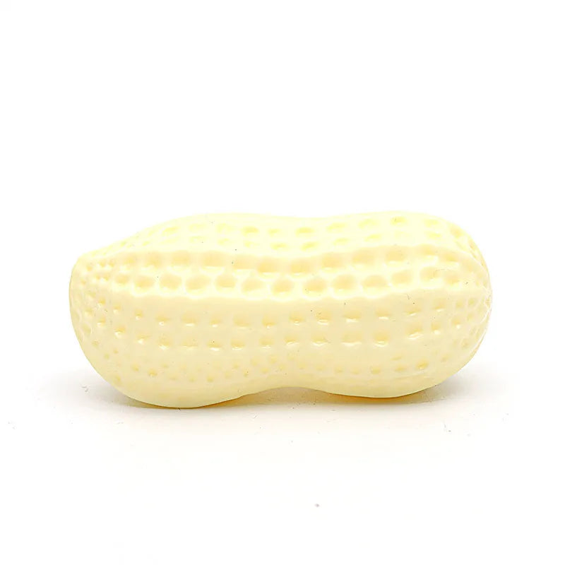Brinquedo Mastigável Amendoim – Antiestresse, Limpa Dentes e com Apito para Cães